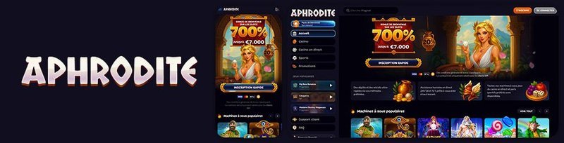Présentation de connexion aphrodite casino